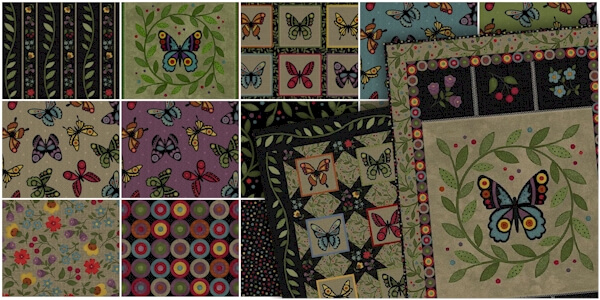 Bonnie's Butterflies Flannel