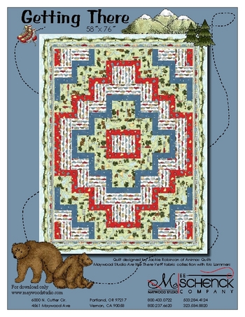 Getting There by by Jackie Robinson of Animas Quilts